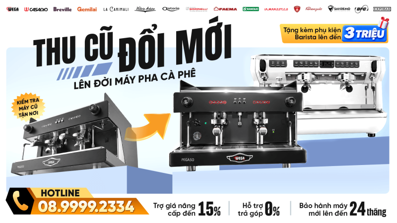 Dịch vụ thu mua máy pha cà phê