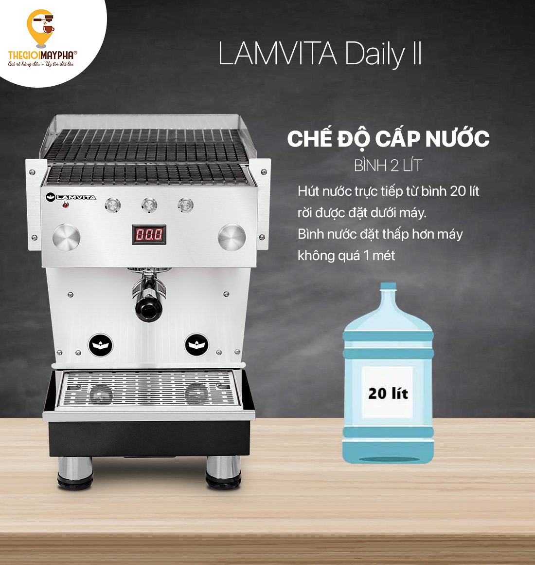 Máy pha cà phê LAMVITA Daily 2