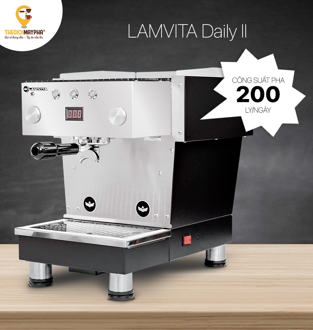 Máy pha cà phê LAMVITA Daily 2 
