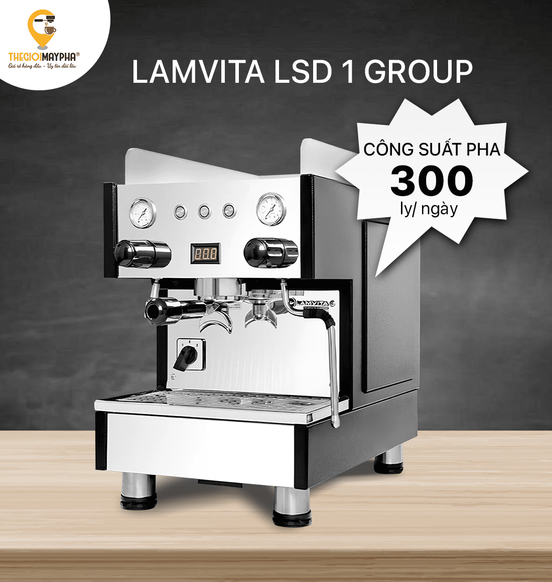 Máy pha cà phê Lamvita SLD 1 Group