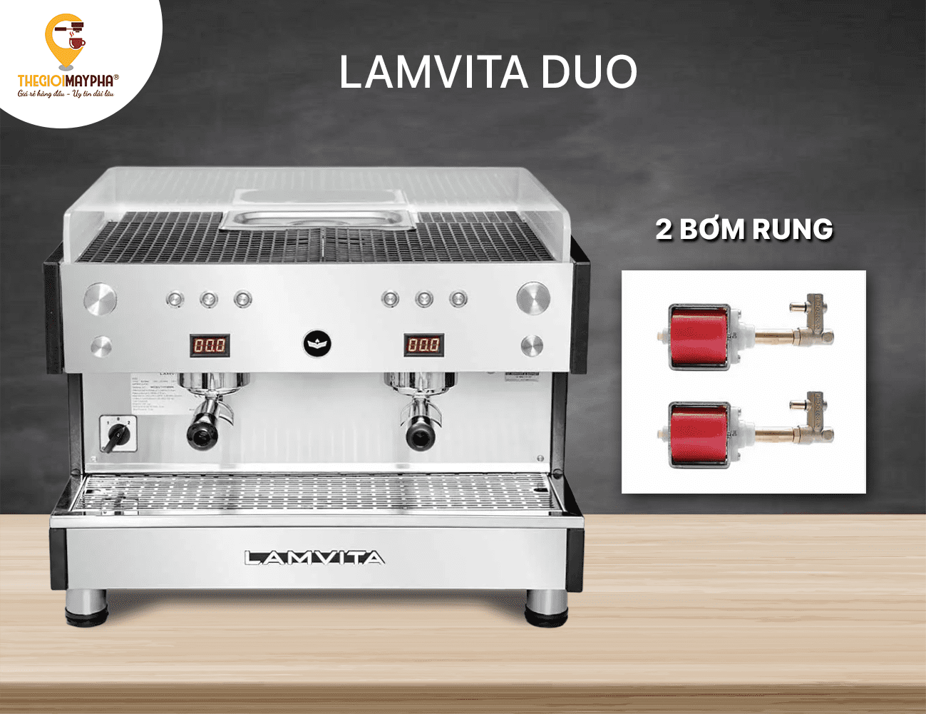 Máy pha cà phê Lamvita Duo