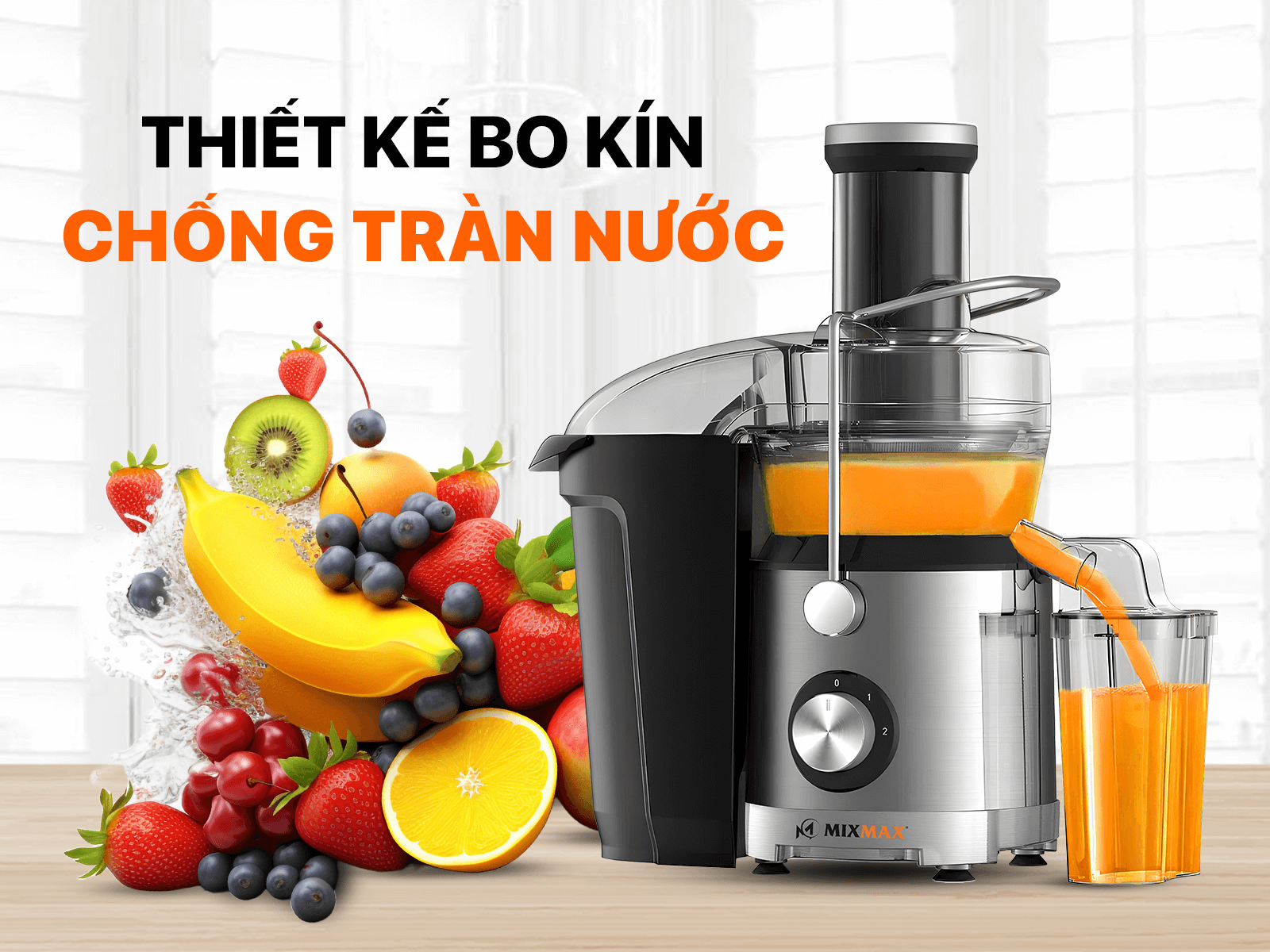 Máy ép nhanh Mixmax FJ-04 - Thương hiệu tốt nhất năm 2023