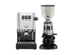 Combo Máy Pha Cà Phê Gaggia Classic Evo Và Máy Xay Cà Phê Gemilai HC 600