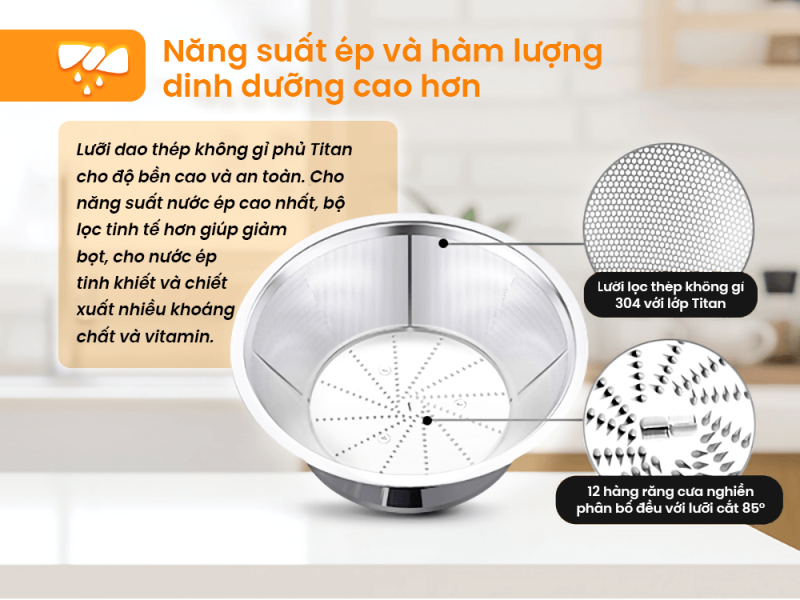 Máy ép nhanh trái cây công nghiệp MIXMAX 18 - Chuyên dùng cho quán nước ép 5 Máy Ép Nhanh Trái Cây MIXMAX 18 – Công Suất 1000W, 3 Chế Độ Cho Quán Nước Ép