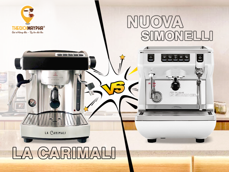 so sanh may pha cafe carimali vs nuova simonelli