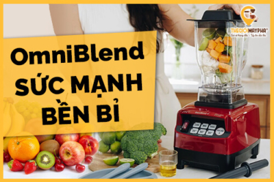 Máy xay sinh tố công nghiệp OmniBlend – Sức mạnh bền bỉ, xay nhuyễn mọi nguyên liệu!