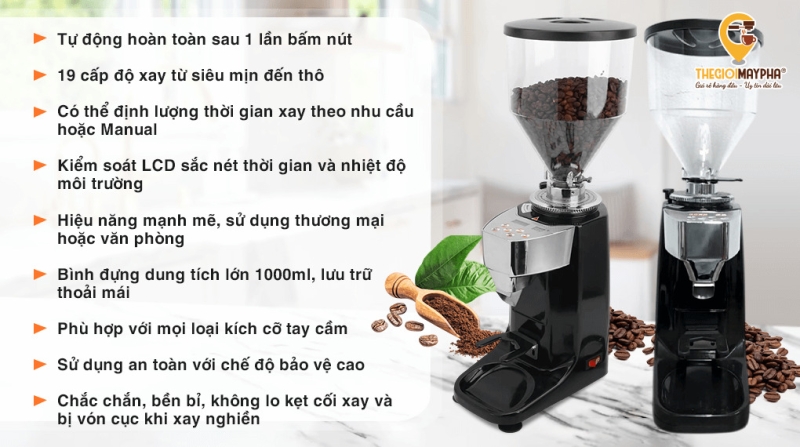 Máy xay cà phê Gemilai CRM 021 1 Ưu điểm nổi bật máy xay cà phê Gemilai CRM 021