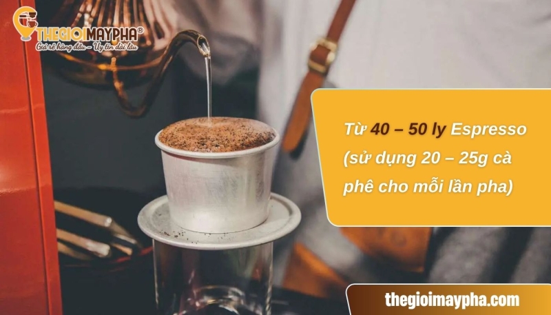 Định lượng cà phê pha phin
