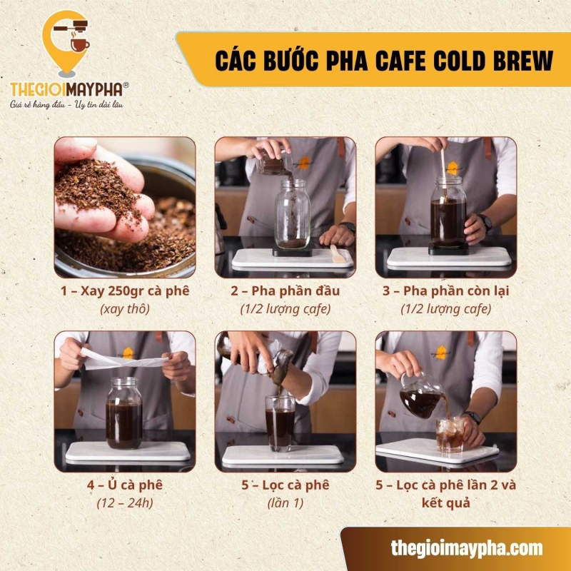 Cách pha cà phê Cold Brew