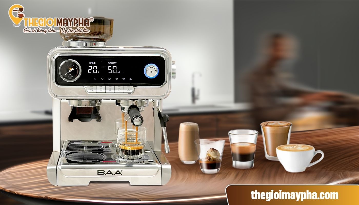 Máy pha cà phê BAA 969 - Thương hiệu tín nhiệm hàng đầu Châu Á 1 Máy pha cafe BAA 969