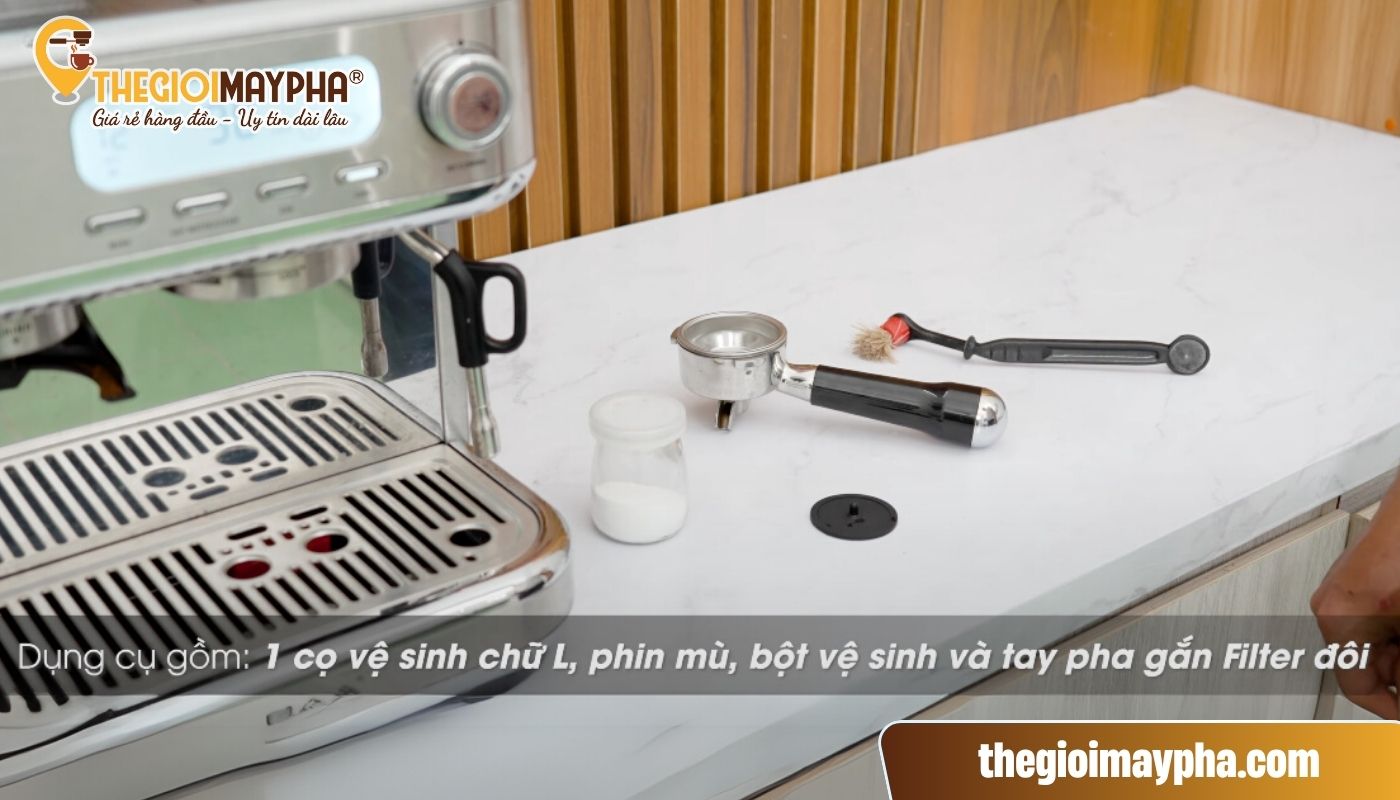 Những dụng cụ cần chuẩn bị để vệ sinh bộ phận Headgroup định kỳ