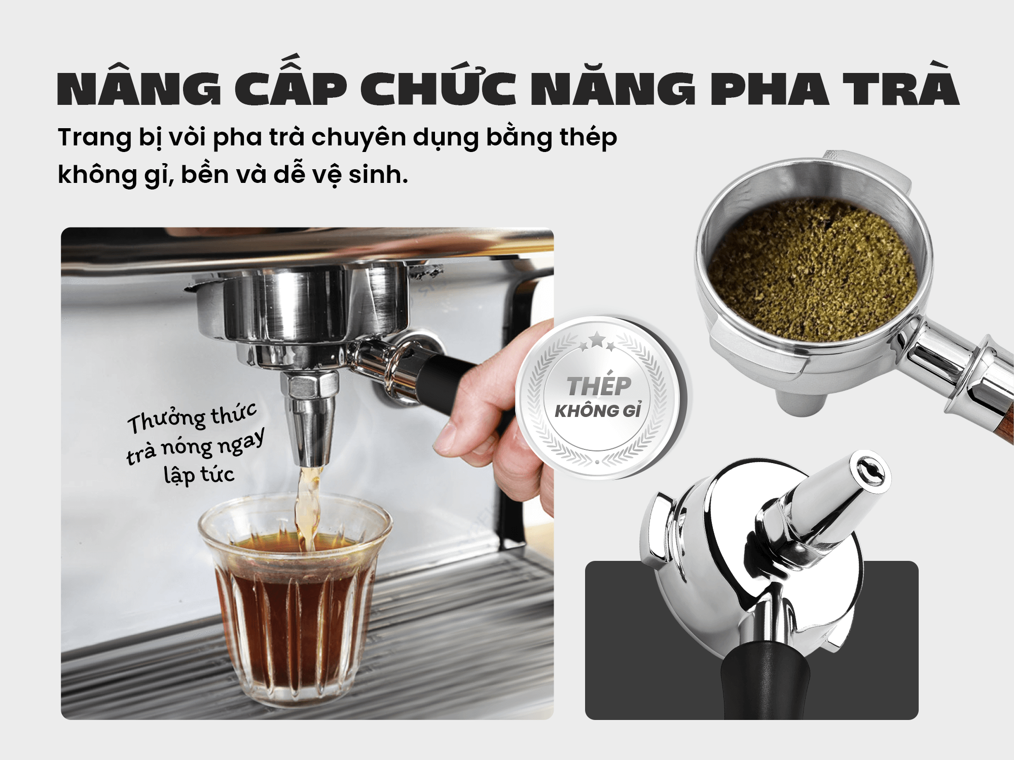 máy pha cà phê và trà baa 989