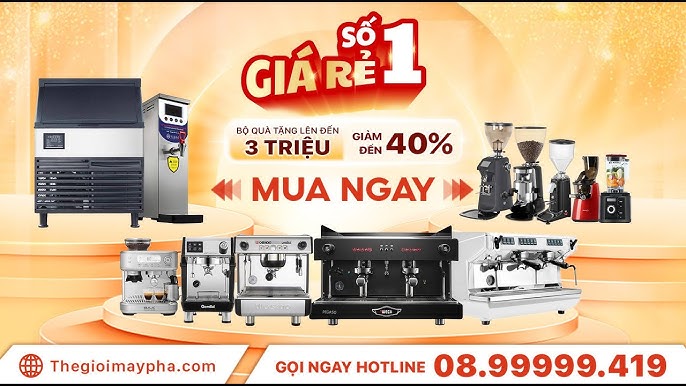 Máy pha cà phê chất lượng giữ trọn hương vị tại Thế Giới Máy Pha