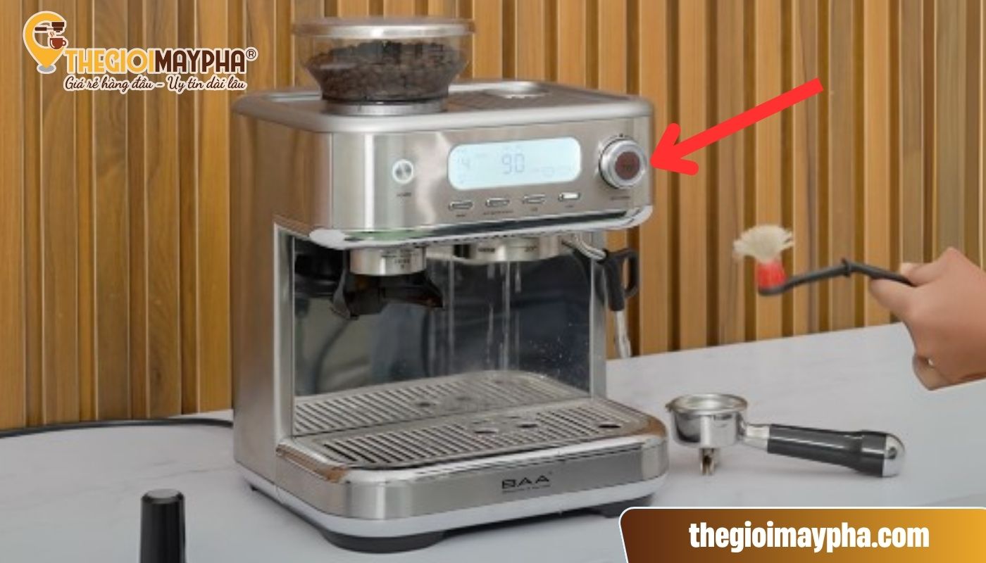 Hướng dẫn vệ sinh máy pha cafe bộ phần đầu group