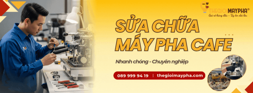 Dịch vụ sửa chữa máy pha cà phê tại Thế Giới Máy Pha