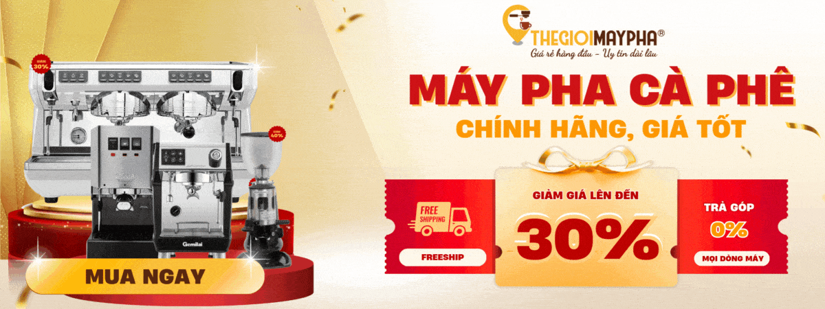 Mua máy pha cà phê chính hãng tại Thế Giới Máy Pha