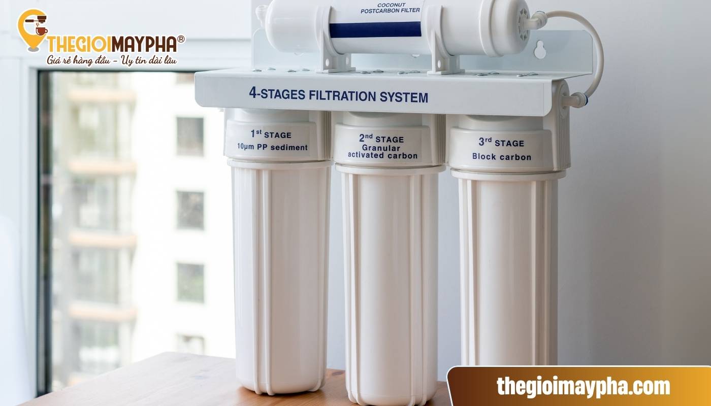 Sử dụng hệ thống lọc nước (DVA, RO) để loại bỏ tạp chất, cặn kim loại