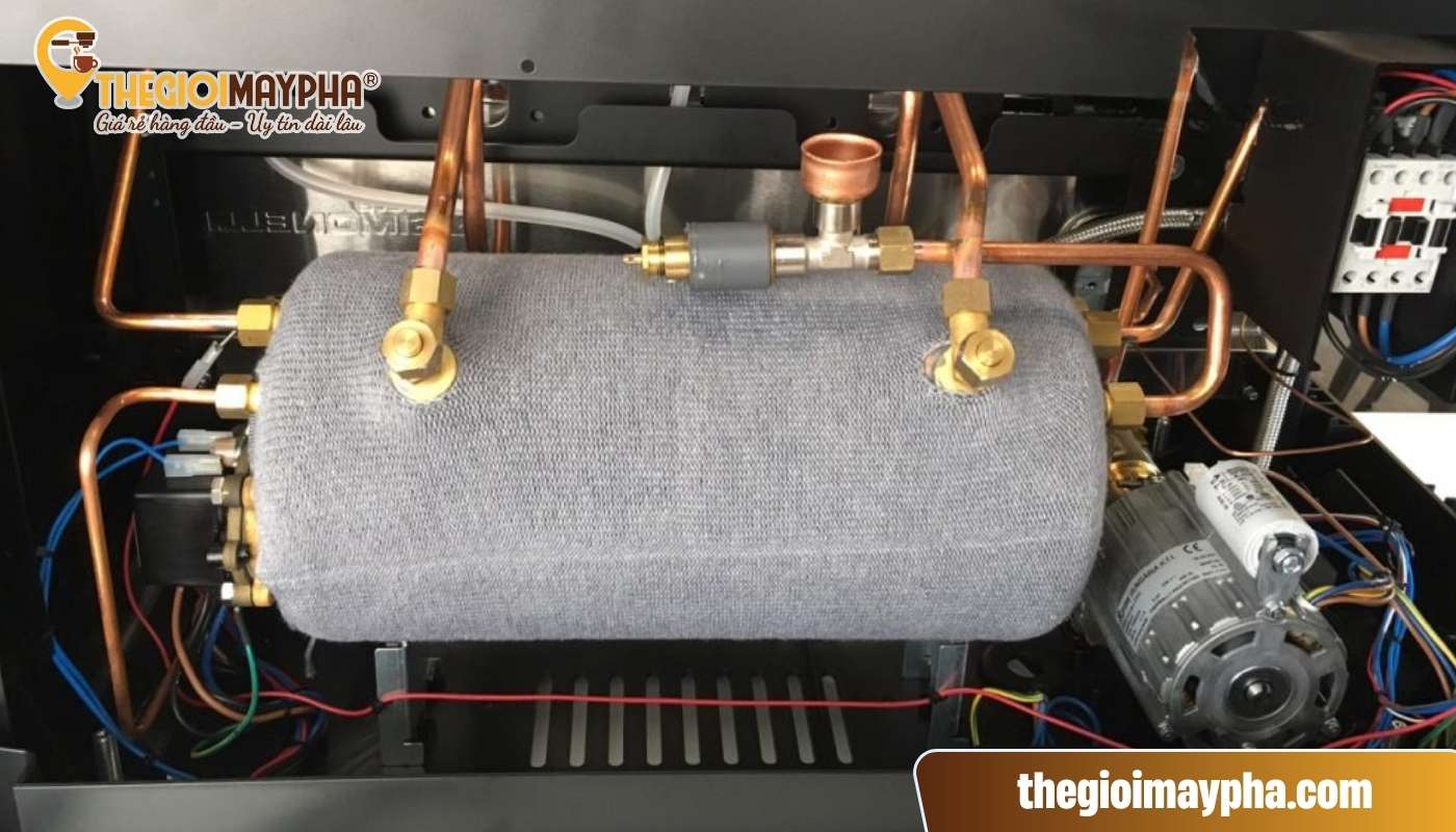 Áp suất hơi trong boiler không ổn định khiến máy cà phê xì hơi nước