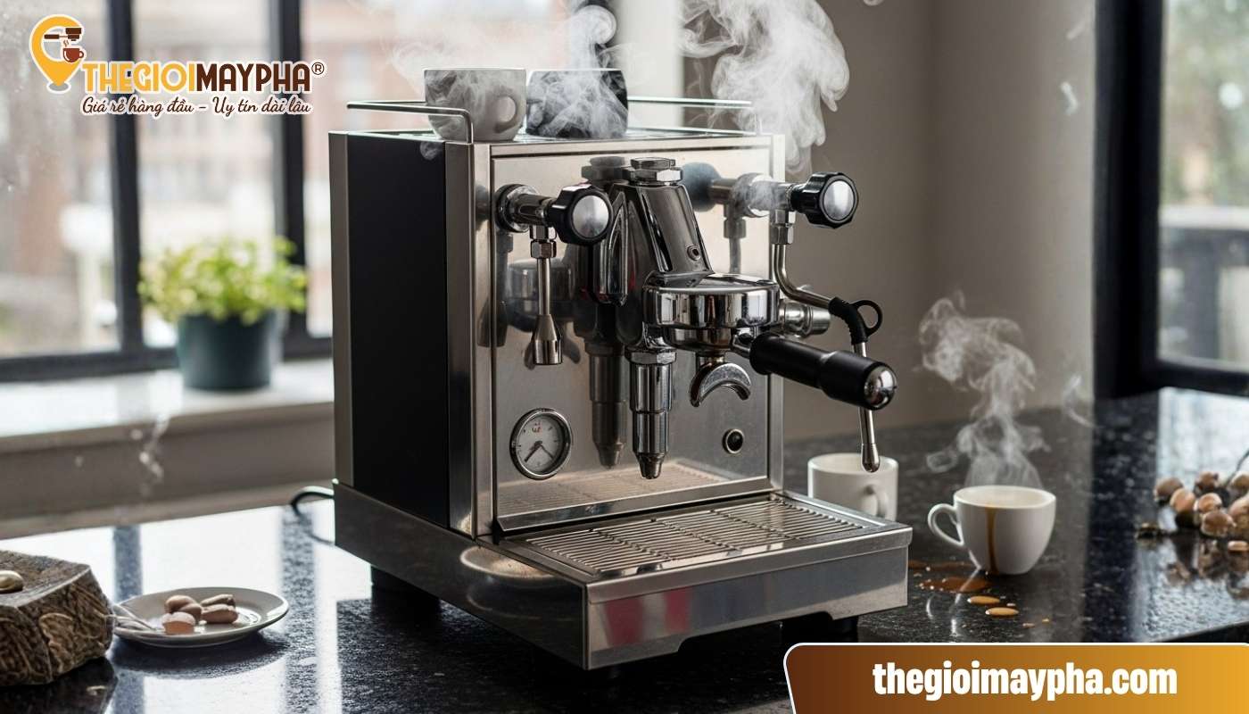 Máy pha xì hơi do nhiệt độ máy quá cao