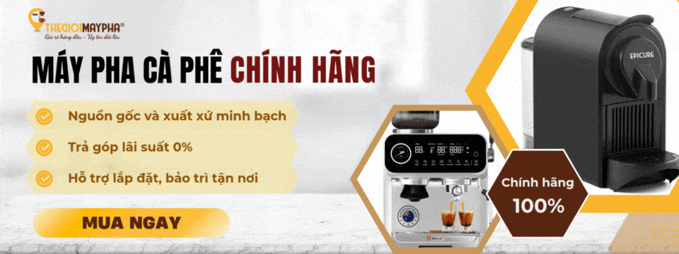 Mua máy pha cà phê chính hãng tại Thế Giới Máy Pha