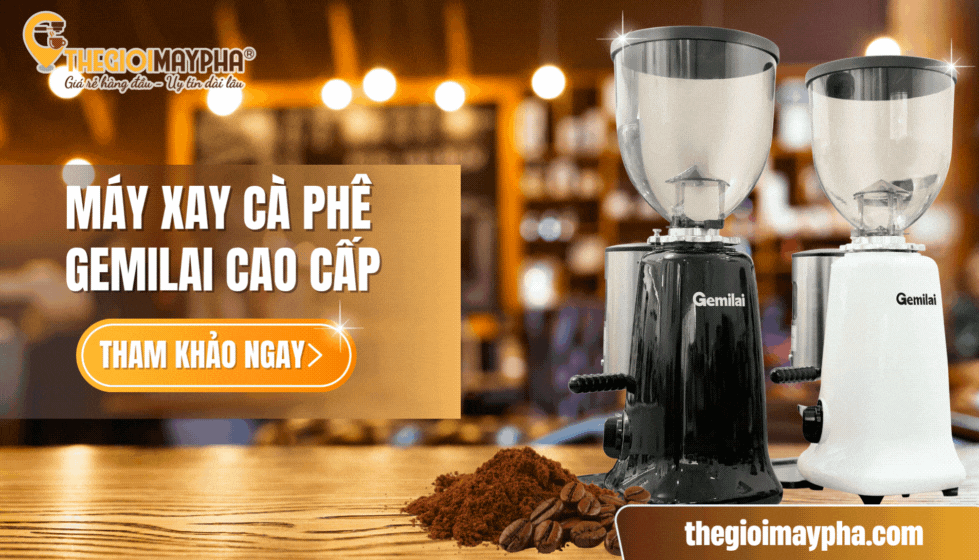 Mua máy xay coffee chính hãng, giá tốt ở Thế Giới Máy Pha