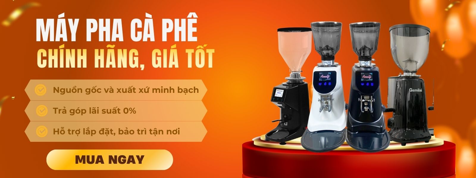 Mua máy pha cà phê chính hãng, giá tốt và bảo hành toàn diện tại Thế Giới Máy Pha