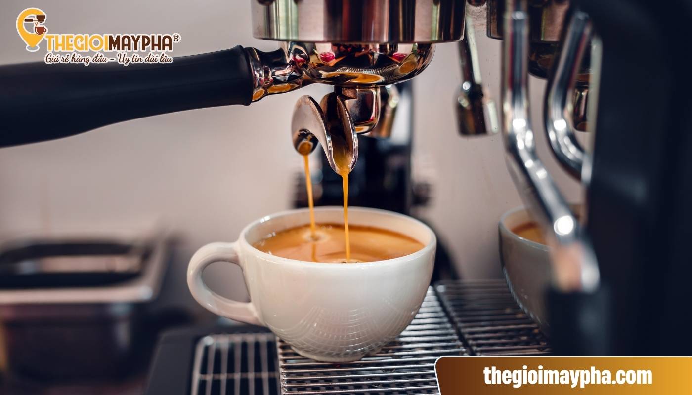 Nhiệt độ nước quá cao khiến cafe chảy nhanh