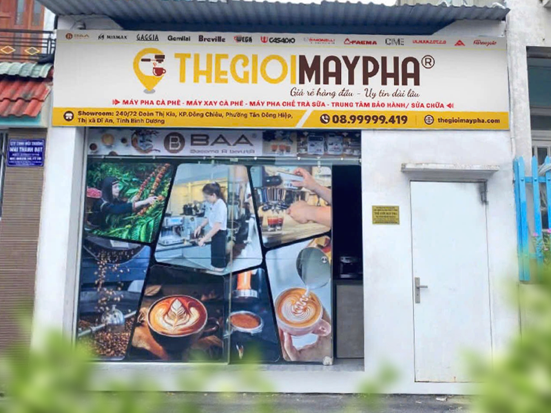 Showroom Thế Giới Máy Pha ở Bình Dương – Điểm bán máy pha cà phê uy tín 1 Showroom Thế Giới Máy Pha ở Bình Dương