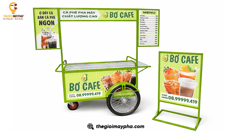 Top mẫu xe bán cà phê đẹp, hút khách nhất hiện nay