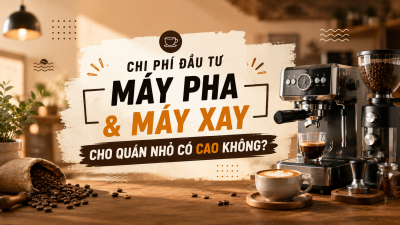 Chi phí đầu tư máy pha và máy xay cho quán nhỏ có cao không?