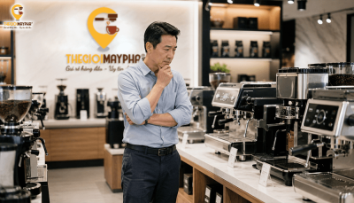 Máy pha cà phê espresso giá rẻ có đáp ứng được nhu cầu kinh doanh?