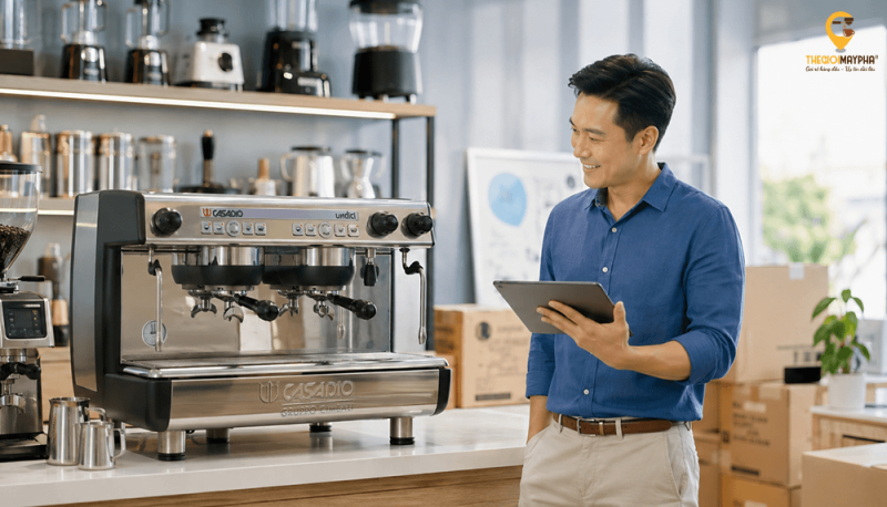 Thu mua máy pha cà phê cũ tại TP.HCM: Định giá nhanh, hỗ trợ tận nơi 2 Thu mua máy pha cà phê cũ tại TP.HCM: Định giá nhanh, hỗ trợ tận nơi
