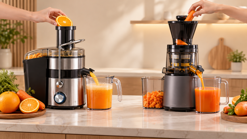 Máy ép nhanh hay máy ép chậm cho quán? Chọn theo menu, tốc độ và hao hụt 2 Máy Ép Nhanh Hay Máy Ép Chậm Cho Quán Cách Chọn Phù Hợp