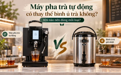 Máy pha trà tự động có thay thế bình ủ trà không? Khi nào nên dùng mỗi loại?