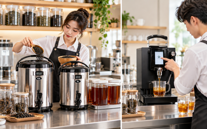 Máy pha trà tự động có thay thế bình ủ trà không? Khi nào nên dùng mỗi loại? 1 Máy Pha Trà Tự Động Có Thay Thế Bình Ủ Trà Không?