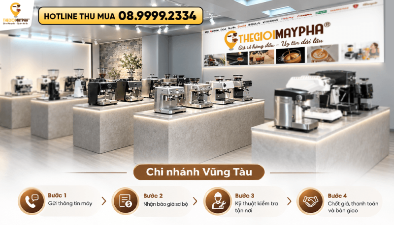 Thanh lý máy pha cà phê cũ tại Vũng Tàu: Hỗ trợ quán, nhà hàng và khách sạn 3 Thu mua máy pha cà phê cũ tại Vũng Tàu: Hỗ trợ quán, nhà hàng, khách sạn