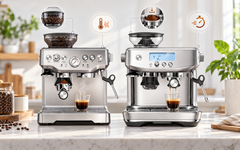 So sánh Breville 870 và 878: Nên chọn máy nào cho gia đình? 1 So Sánh Breville 870 Và 878: Nên Chọn Máy Nào Cho Gia Đình?