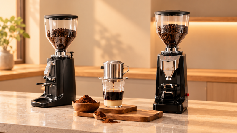 Máy xay cà phê gia đình loại nào tốt? Chọn theo Espresso, phin và Pour Over 2 Máy Xay Cafe Gia Đình Loại Nào Tốt? Chọn Espresso, Phin, Pour Over
