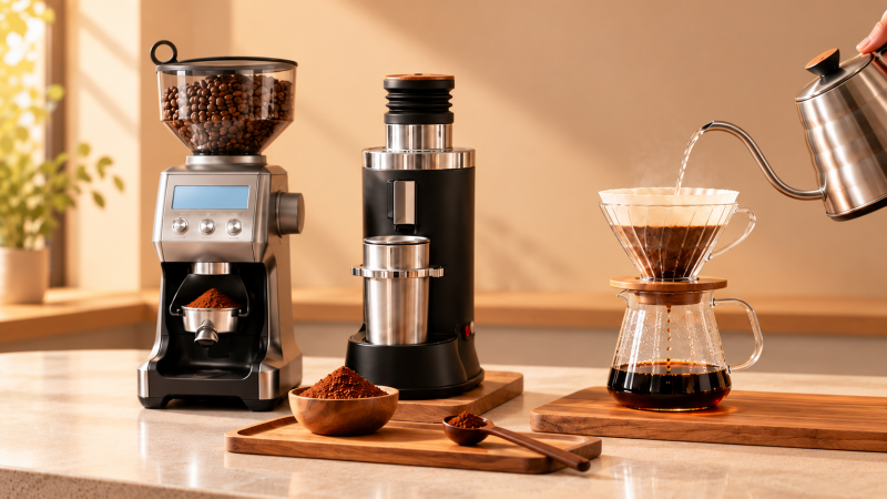 Máy xay cà phê gia đình loại nào tốt? Chọn theo Espresso, phin và Pour Over 4 Máy Xay Cafe Gia Đình Loại Nào Tốt? Chọn Espresso, Phin, Pour Over